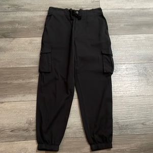 Blank NYC, Waist tie Jogger, Cargo‎ Pants, Size 28, Black